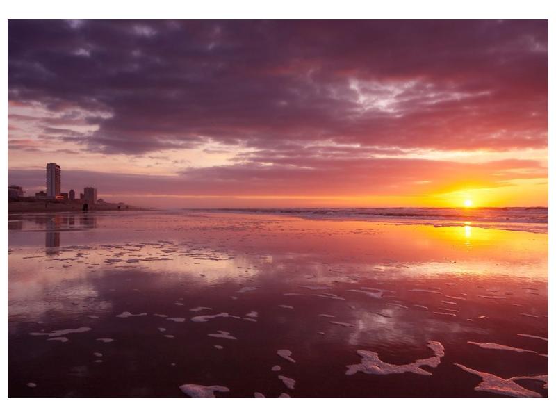 Obraz pláže při západu slunce (F000076F10070)