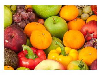 Tablou cu legume și fructe