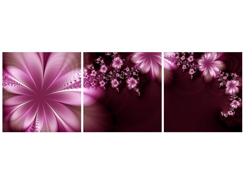 Moderní abstraktní obraz - květiny (F000408F12040)