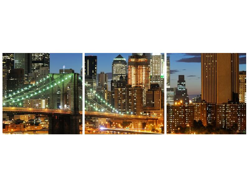 Obraz mostu s New Yorkem  (F002687F12040)
