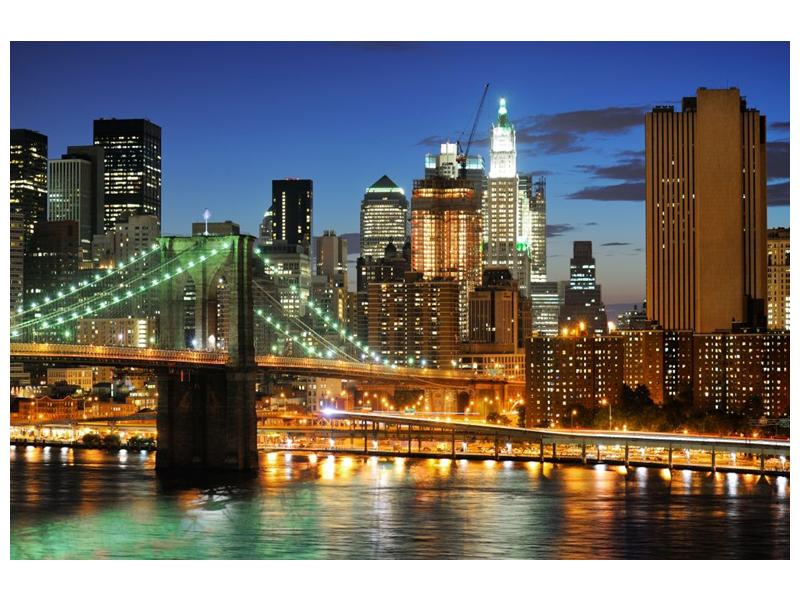 Obraz mostu s New Yorkem  (F002687F12080)