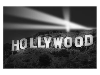 Tablou cu inscripția Hollywood