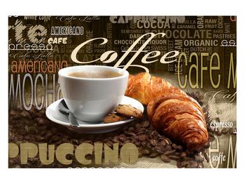 Kávé és a croissant kép