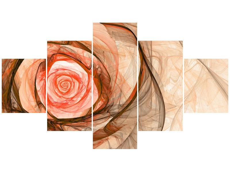 Abstraktní obraz - růže (F000794F12570)