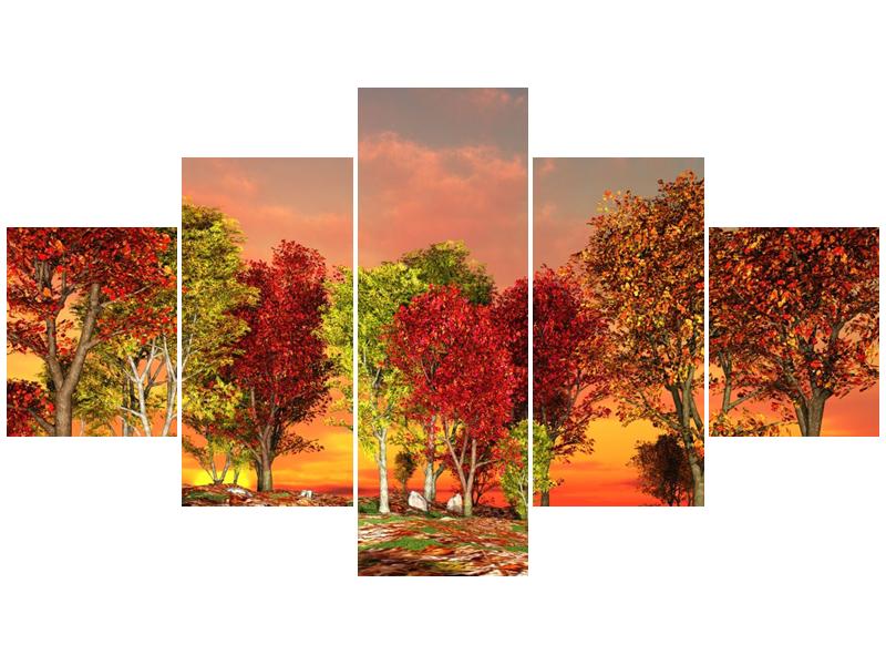 Obraz barevných stromů (F002283F12570)