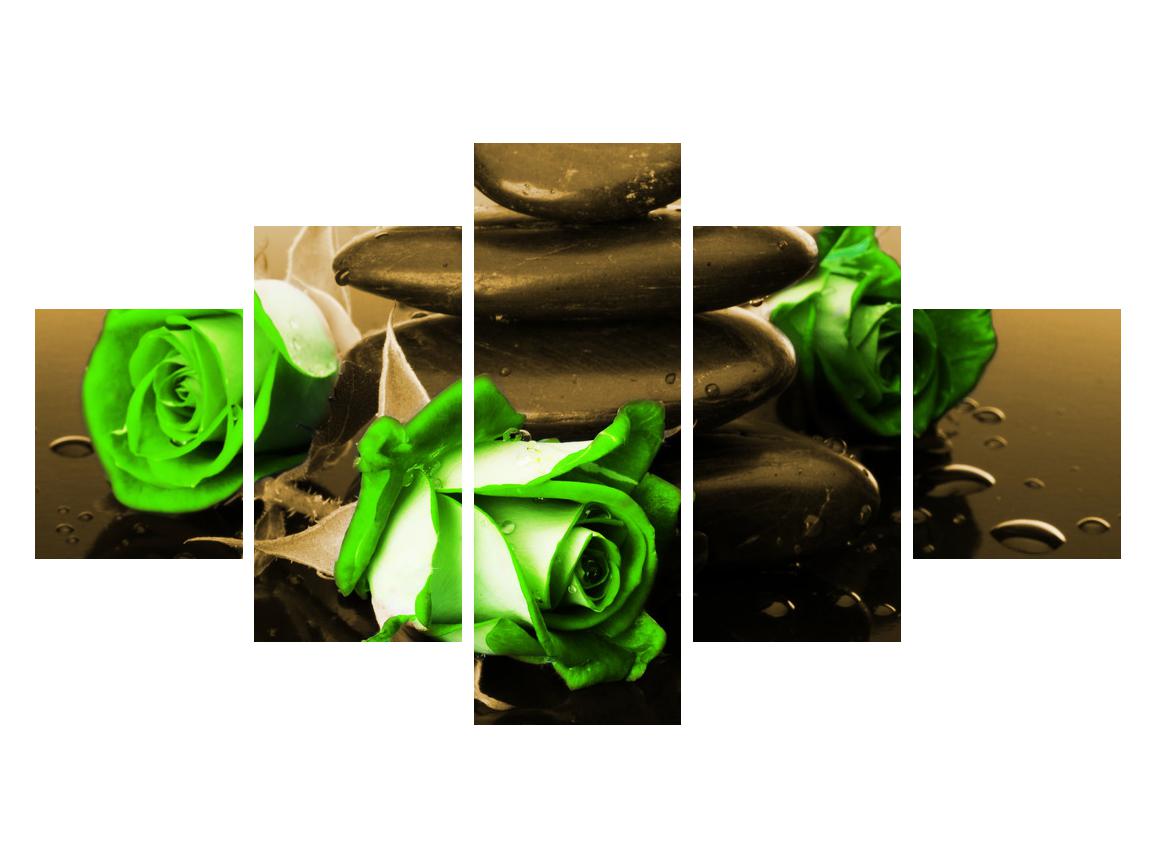 Tablou cu trandafirii verzi (K011423K12570)