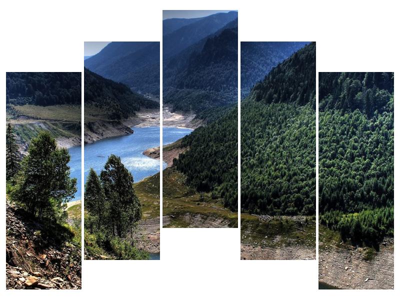 Obraz řeky a hor (F000615F12590)