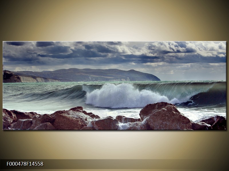 Obraz rozbouřeného moře (F000478F14558)