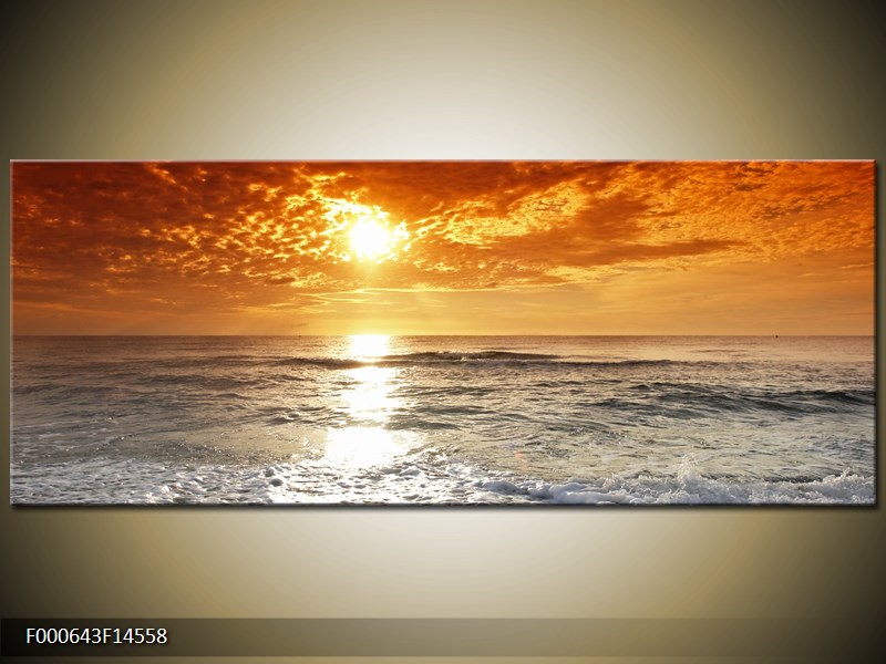 Obraz moře a západu slunce (F000643F14558)