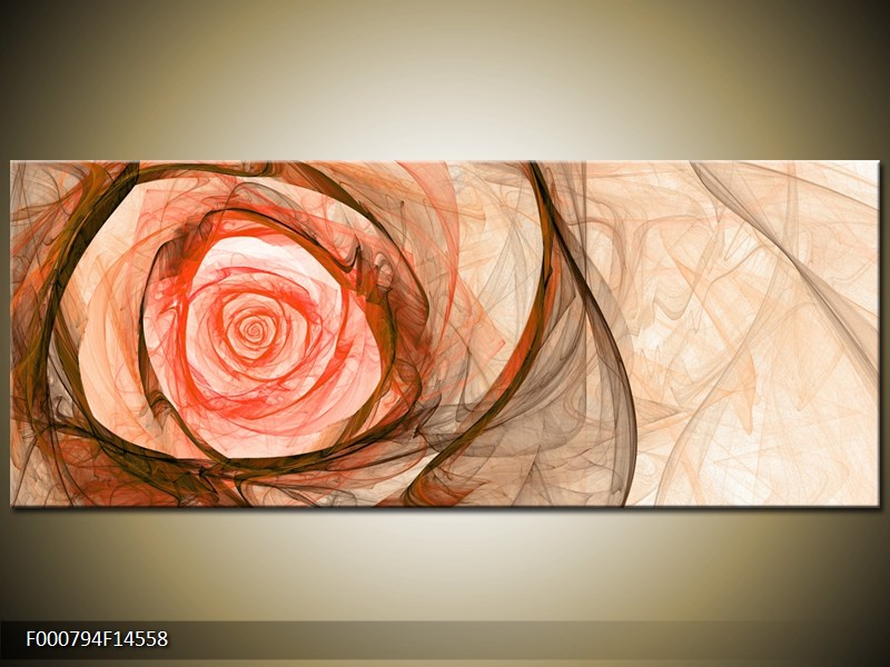 Abstraktní obraz - růže (F000794F14558)