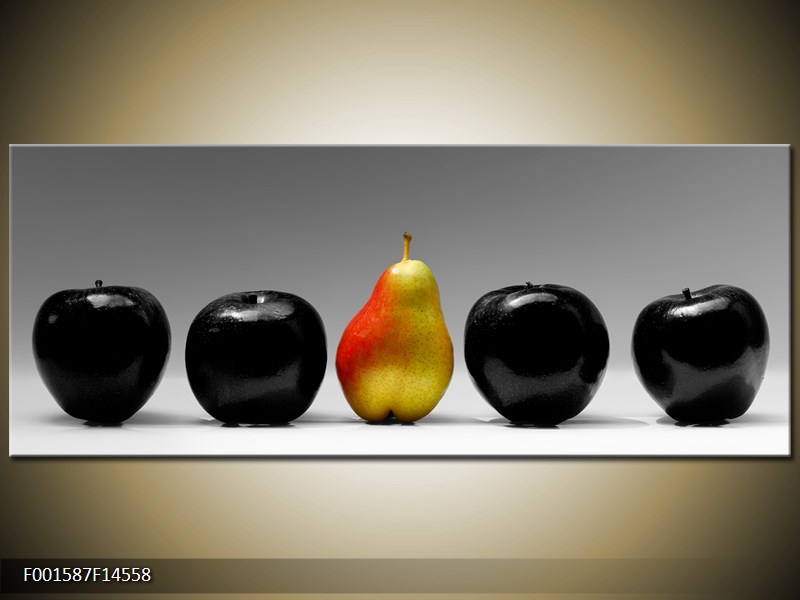 Obraz dvou jablek a hrušky (F001587F14558)