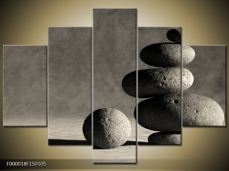 Šedý obraz kamenů (F000018F150105)