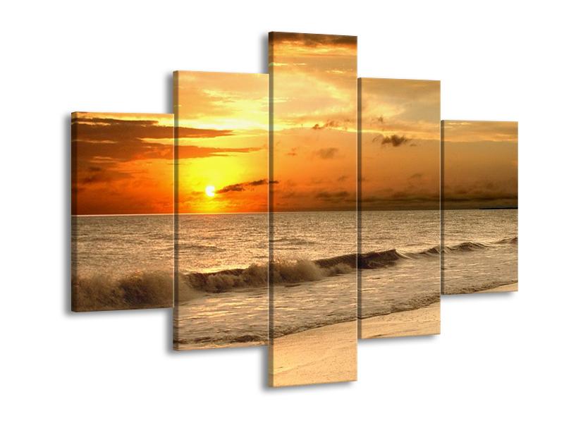 Obraz západu slunce u moře (F000507F150105)