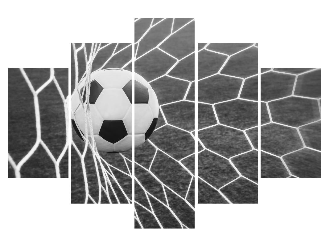 Nogometna žoga v mreži