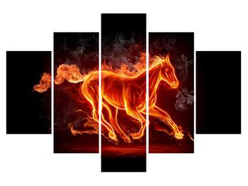Obraz koňa v ohni (K011172K150105)