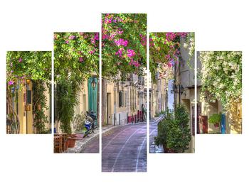 Mediterrán nyári utcácska képe (K011282K150105)