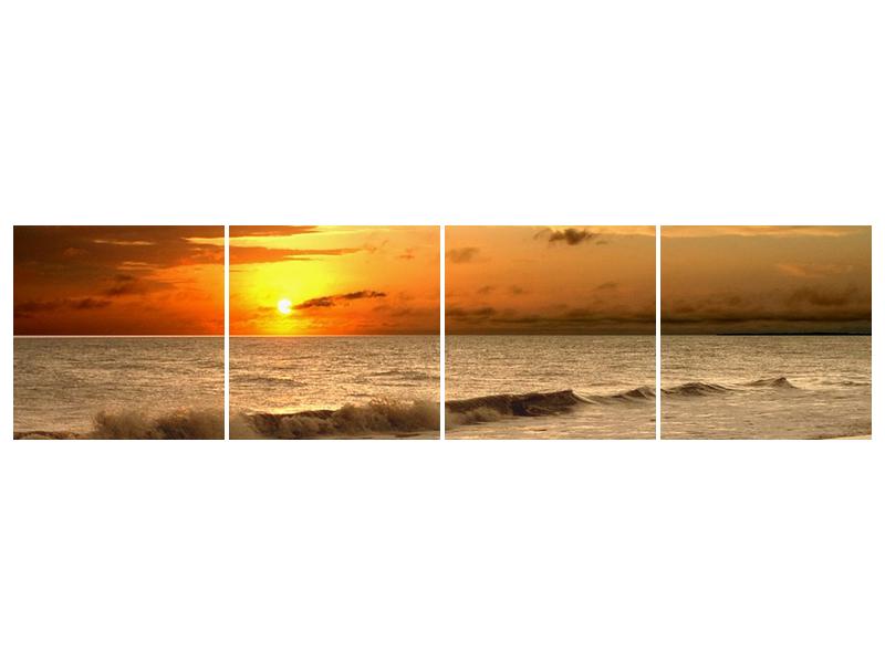 Obraz západu slunce u moře (F000507F16040)