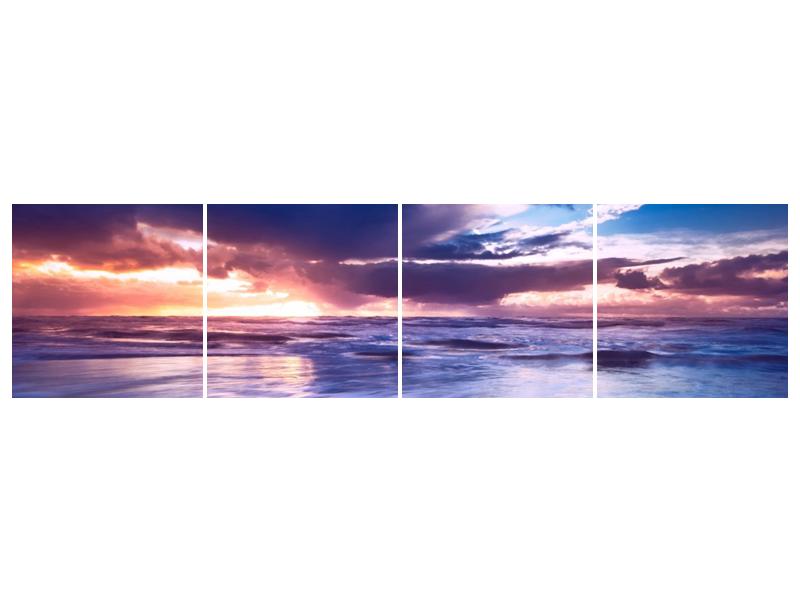 Obraz západu slunce u moře (F000676F16040)