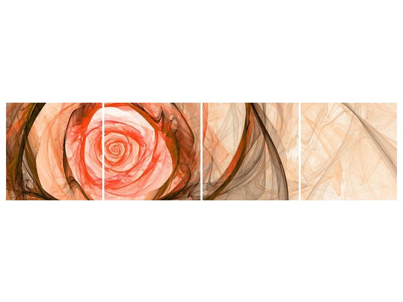 Abstraktní obraz - růže (F000794F16040)