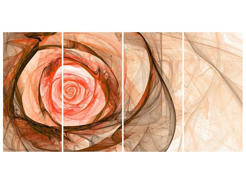 Abstraktní obraz - růže (F000794F16080)