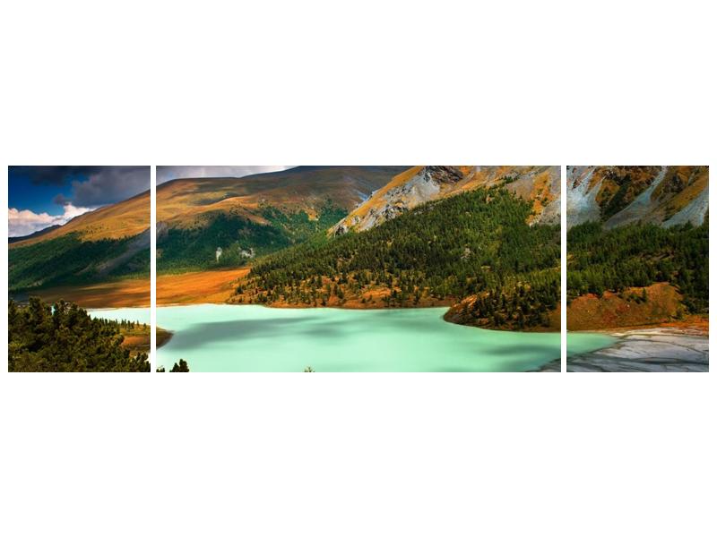 Obraz hory a jezera (F000549F17050)