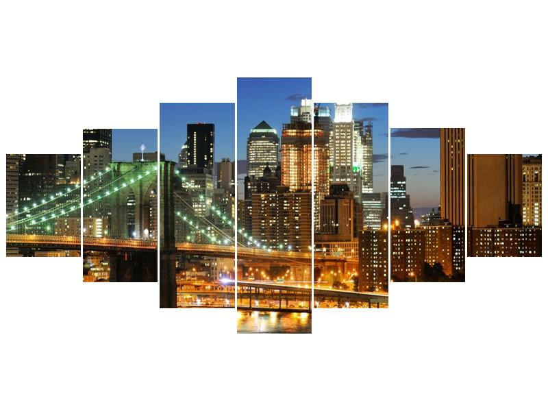 Obraz mostu s New Yorkem  (F002687F210100)