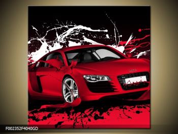 Obraz červené Audi (F002352F4040GD)