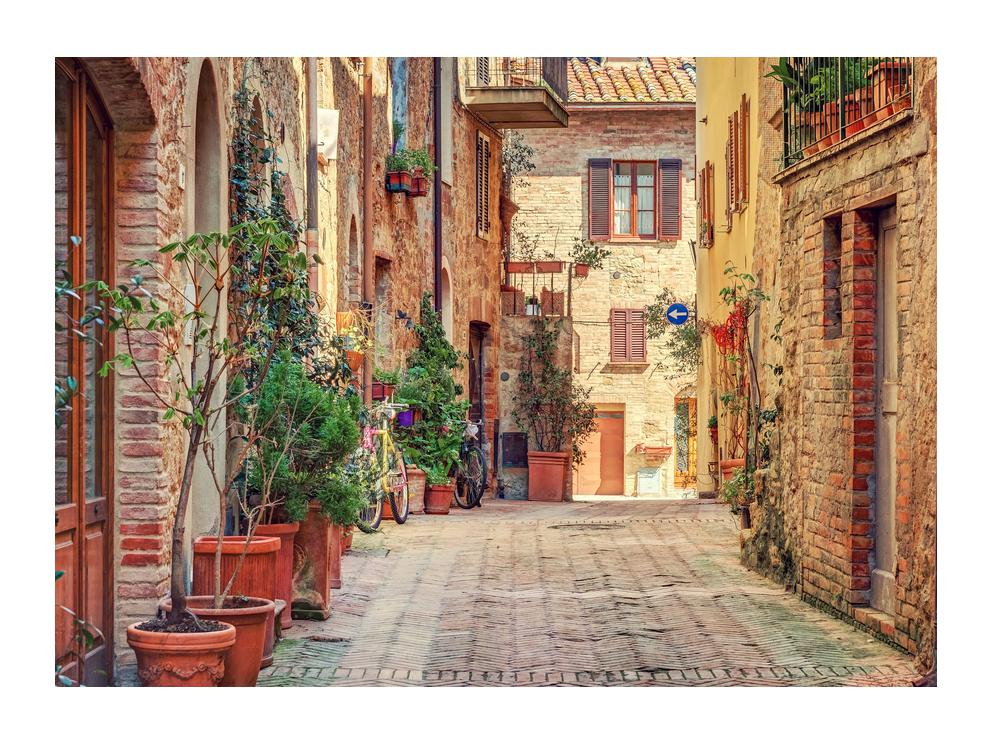 Slika mediteranske ljetne uličice