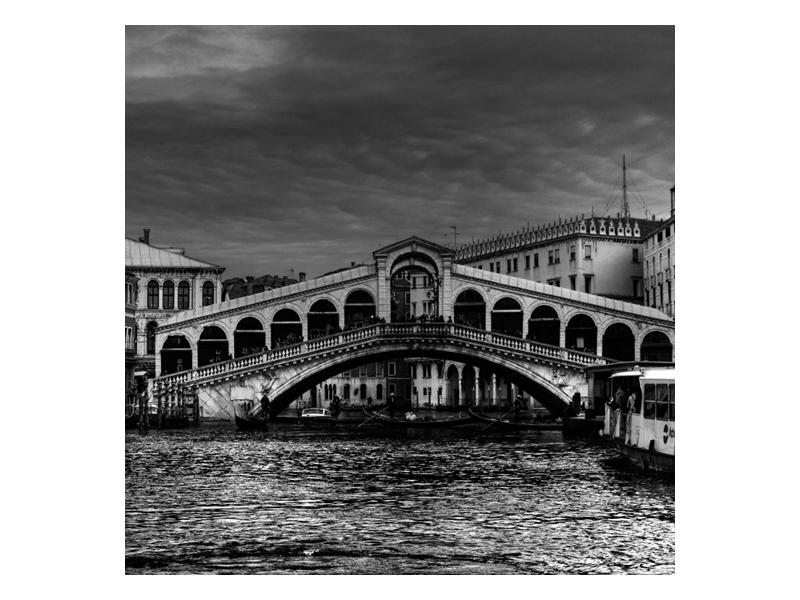 Černobílý obraz - Benátky (F001735F7070)