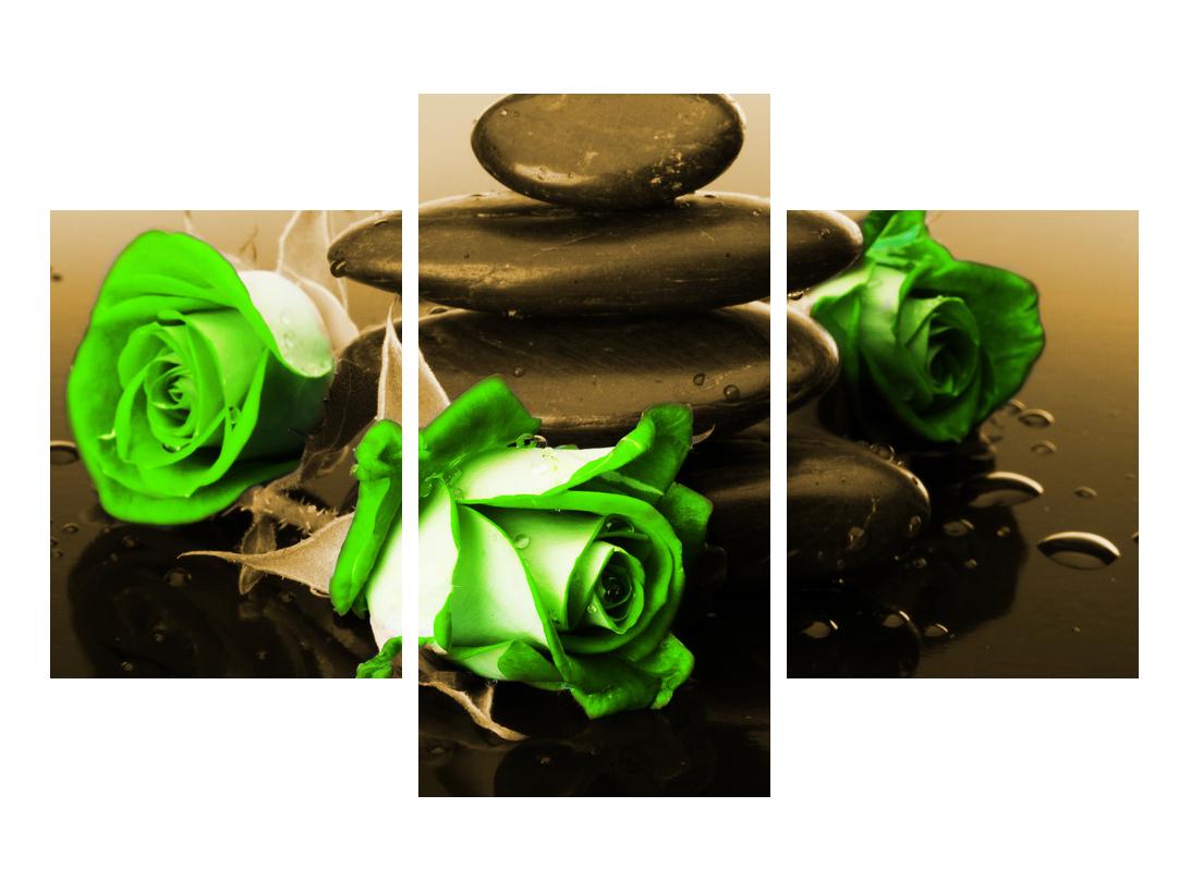 Tablou cu trandafirii verzi (K011423K90603PCS)