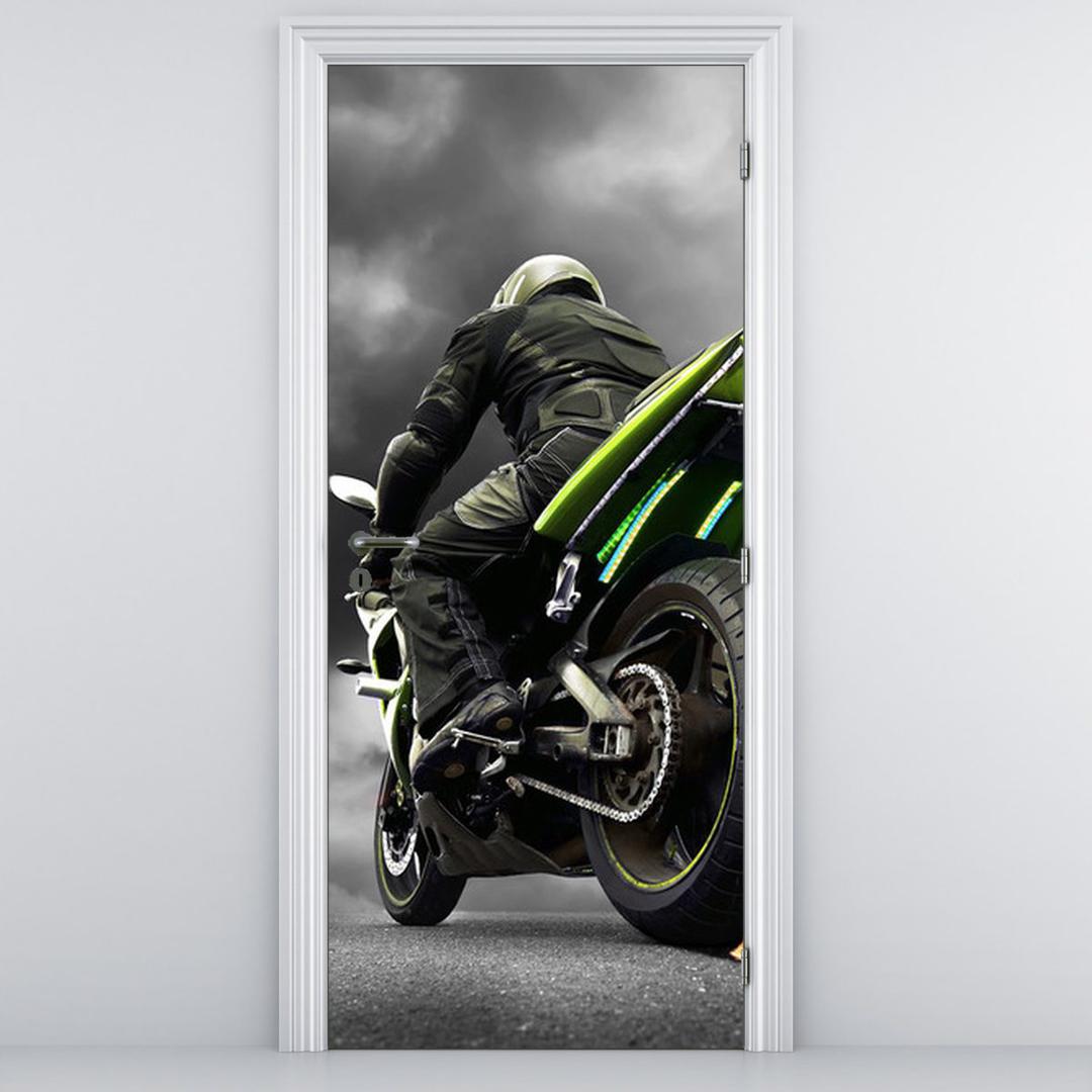 Fototapeta pentru ușă - motocicleta (D011383D95205)