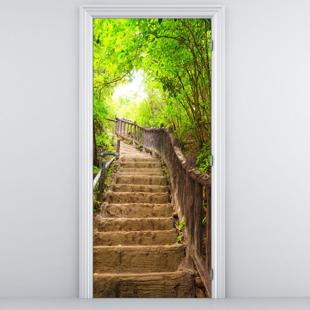 Fotótapéta ajtóra - Csodálatos lépcső a természetben (D013397D95205)