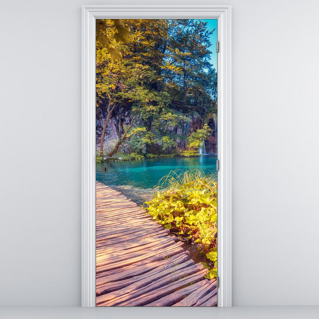 Fototapeta pentru ușă - lacul Plitvice (D014693D95205)