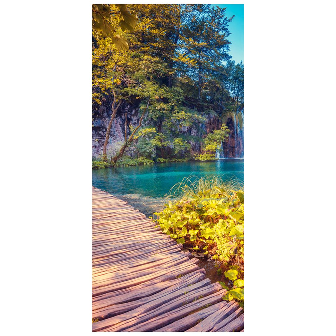 Fototapeta pentru ușă - lacul Plitvice (D014693D95205)