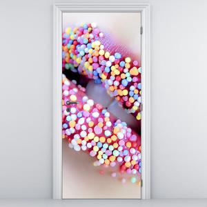 Fototapeta pentru ușă - buze colorate