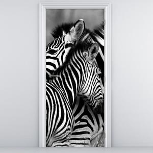 Fototapeta pentru ușă - zebre