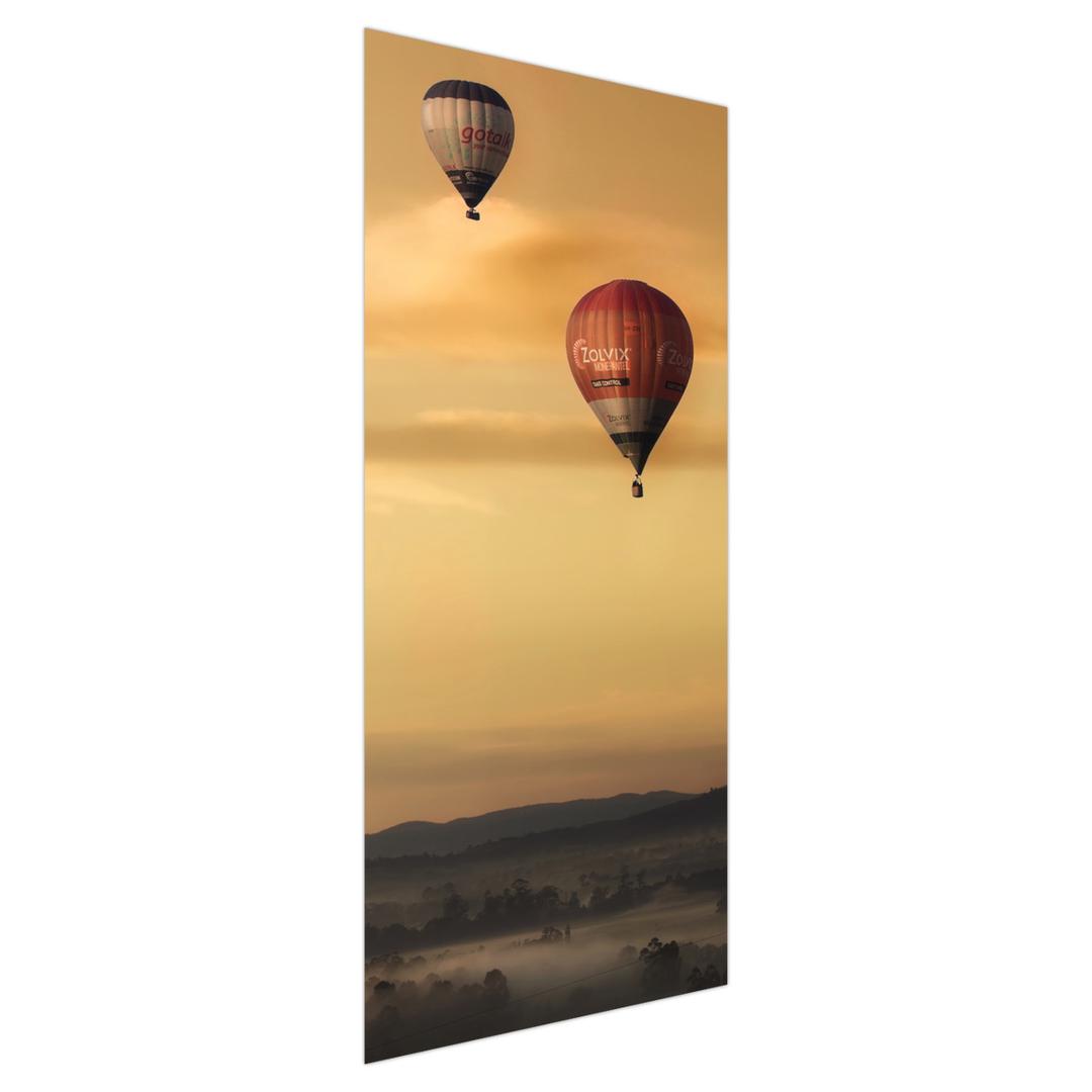 Fototapeta pentru ușă - baloane zburătoare (D014801D95205)