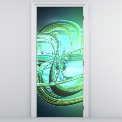 Fototapeta na vrata - Zelena abstrakcija