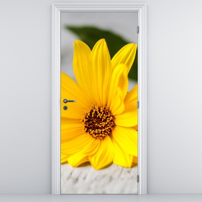 Fototapeta na drzwi - Żółte kwiaty