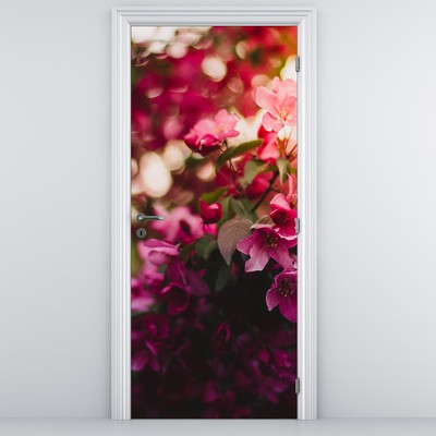 Fototapeta na drzwi - Kwiaty rozwiniętego krzewu