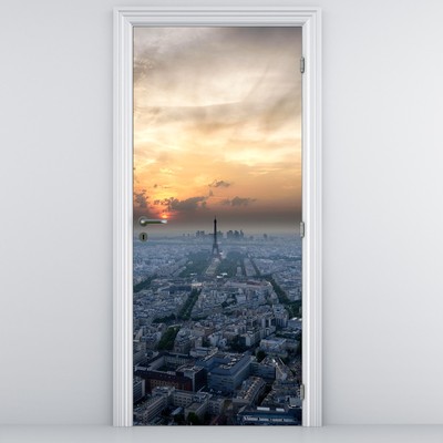 Fototapeta na dveře - Paříž z výšky