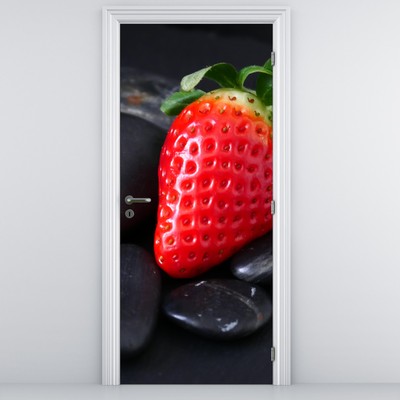 Fototapet pentru ușă - Căpșună