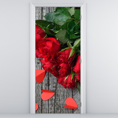 Foto tapeta za vrata - Buket ruža