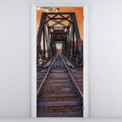 Fototapeta na drzwi - Most kolejowy