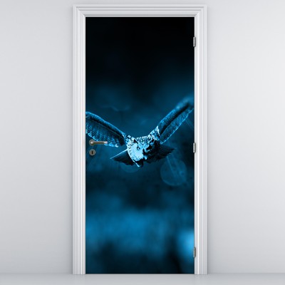 Fototapeta na dveře - Letící sova