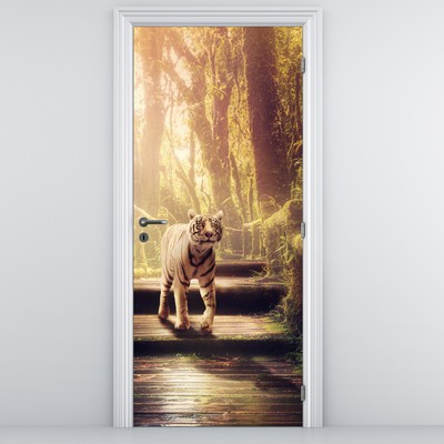 Foto tapeta za vrata- Tigar u džungli