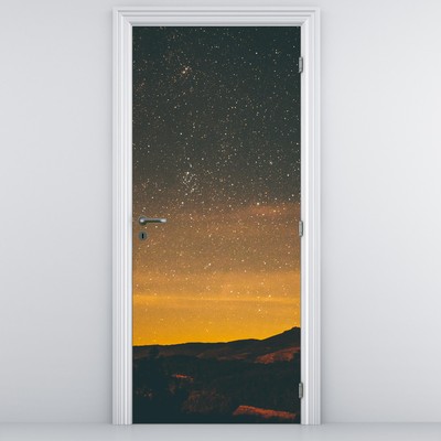 Fototapeta na drzwi - Gwiaździste niebo
