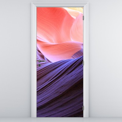 Fototapet pentru ușă - Nisip colorat