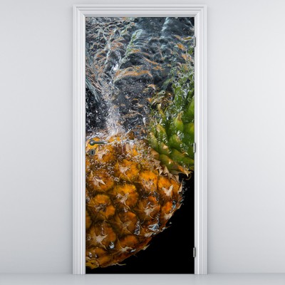Fototapeta na drzwi - Ananas w wodzie