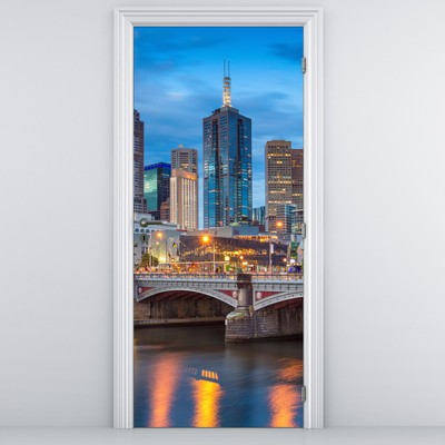 Fotótapéta ajtóra - Melbourne város